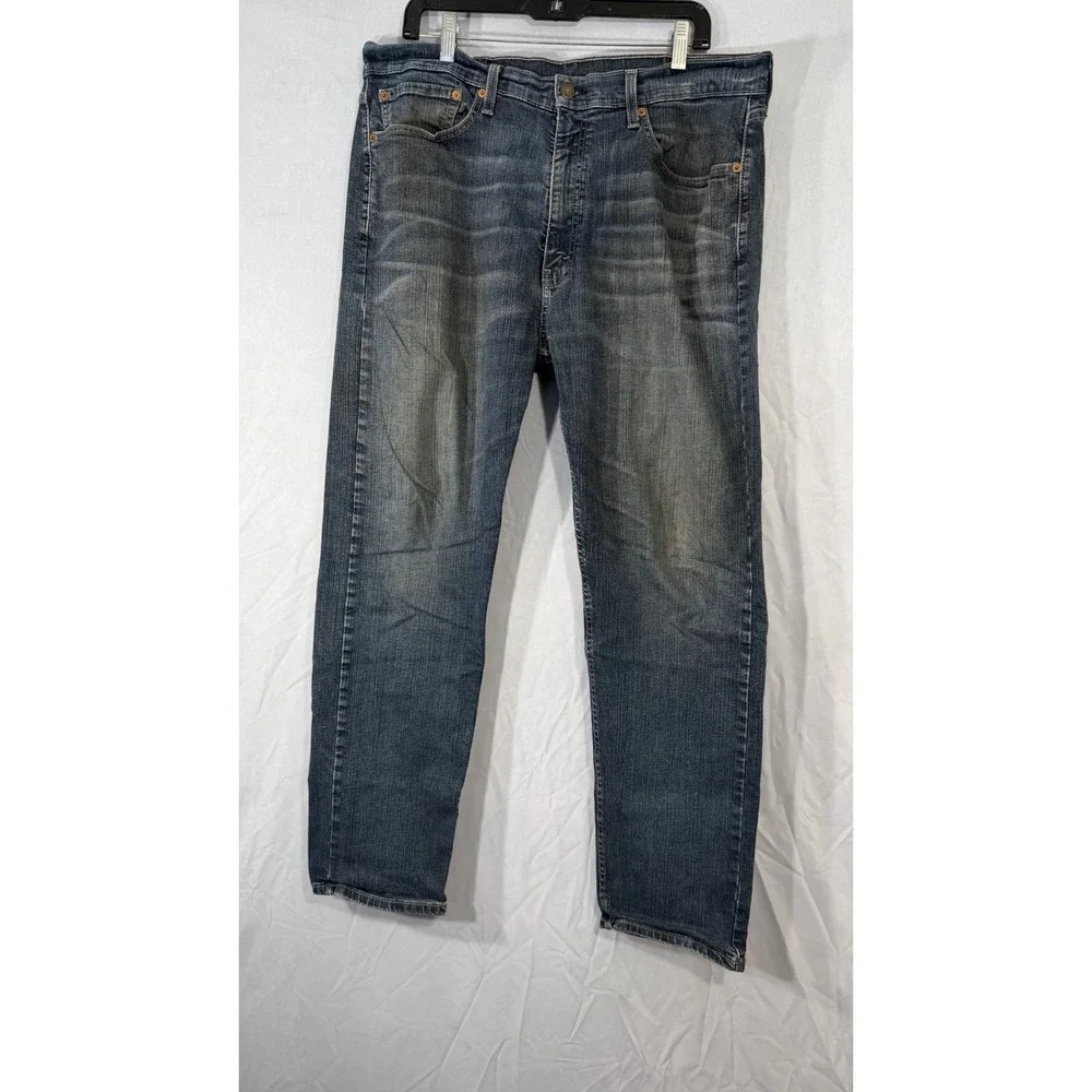 Levi's 505 Jeans Medium Wash‎ Fade Blue Jeans True Size 36/32